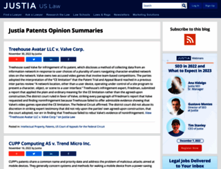 patentsopinions.justia.com screenshot