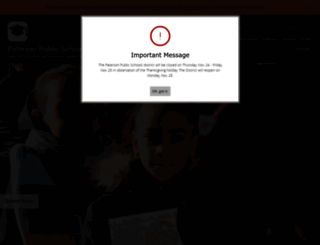 paterson.k12.nj.us screenshot