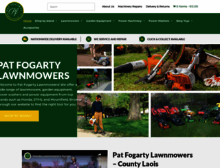 patfogartylawnmowers.com screenshot