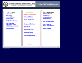 patft.uspto.gov screenshot