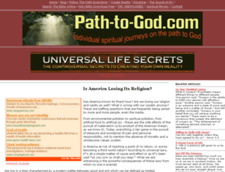 path-to-god.com screenshot