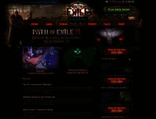 pathofexile.com screenshot