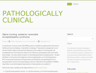 pathologicallyclinical.com screenshot