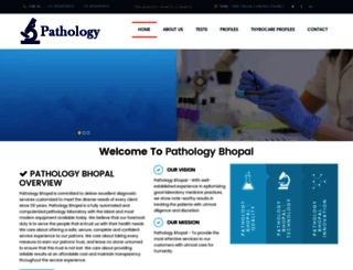 pathologybhopal.com screenshot