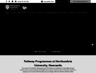 pathway.northumbria.ac.uk screenshot