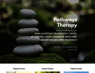 pathways-therapy.com screenshot