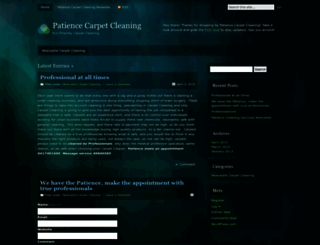 patiencecarpetcleaning.wordpress.com screenshot