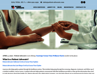 patient-advocate.com screenshot