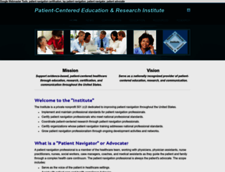 patient-institute.org screenshot