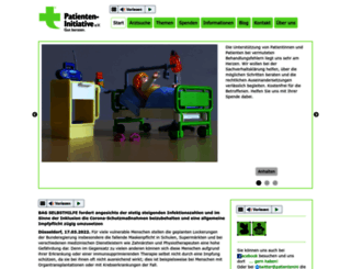 patienten-initiative.de screenshot