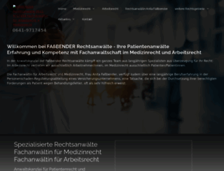 patientenfachanwalt.eu screenshot