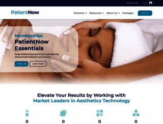 patientnow.com screenshot