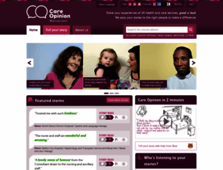 patientopinion.org.uk screenshot