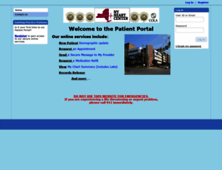 patients.ny-heartcenter.com screenshot