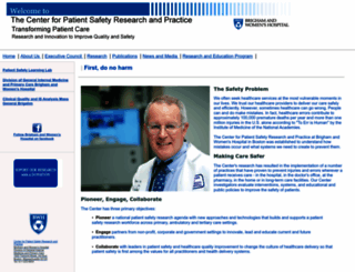 patientsafetyresearch.org screenshot