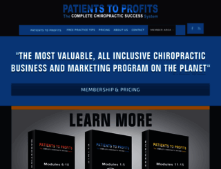patientstoprofits.com screenshot