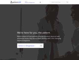 patienttalk.com screenshot