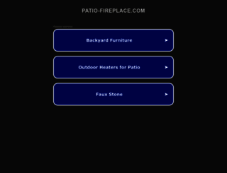 patio-fireplace.com screenshot