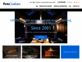 patiocomforts.com screenshot