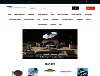 patioumbrellastore.com screenshot