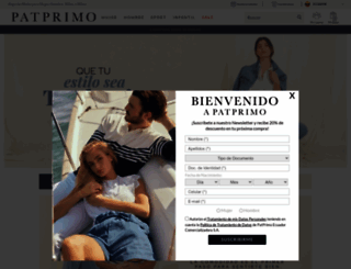 patprimo.com.ec screenshot