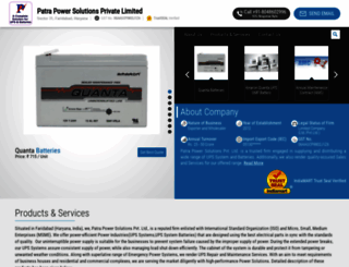 patrapower.com screenshot