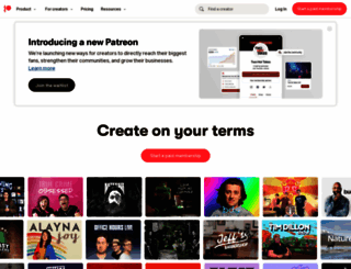 patreon-marketing-site.vercel.app screenshot