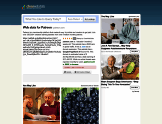 patreon.com.clearwebstats.com screenshot