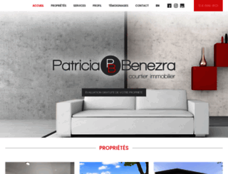 patriciabenezra.com screenshot