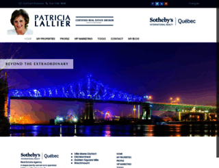 patricialallier.com screenshot