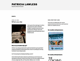 patricialawless.com screenshot