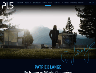 patrick-lange.org screenshot
