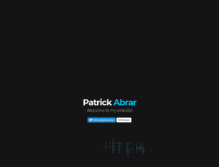 patrickabrar.de screenshot