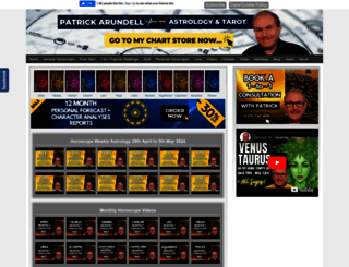 patrickarundell.com screenshot