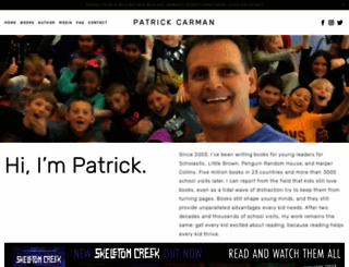 patrickcarman.com screenshot