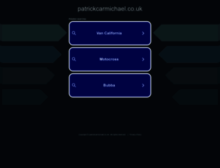 patrickcarmichael.co.uk screenshot