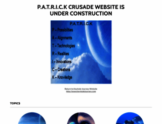patrickcrusade.org screenshot
