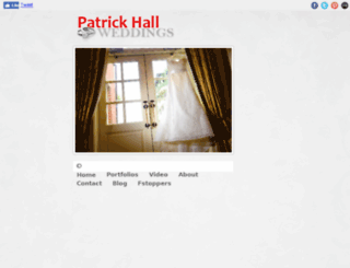 patrickhallweddings.com screenshot