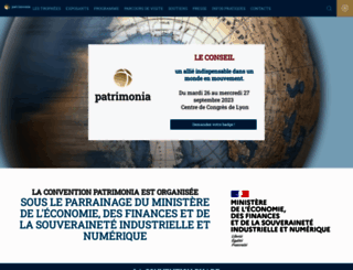 patrimonia.fr screenshot