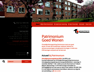 patrimonium-groningen.nl screenshot