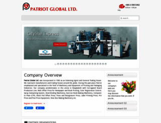 patriot-global.com screenshot