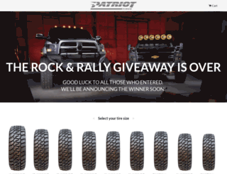 patriot-tires.myshopify.com screenshot