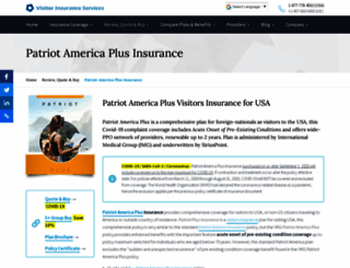 patriotamericainsurance.net screenshot