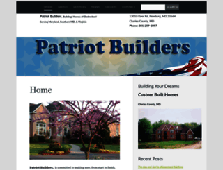patriotbuilder.com screenshot