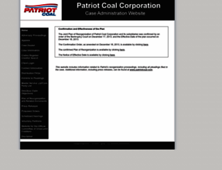 patriotcaseinformation.com screenshot