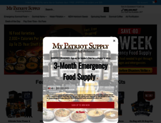 patriotfood.com screenshot