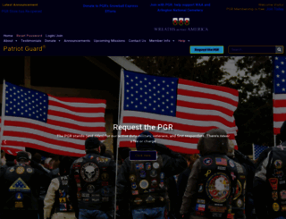 patriotguard.org screenshot