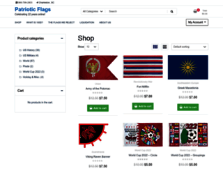 patriotic-flags.com screenshot