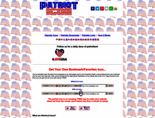 patrioticon.org screenshot