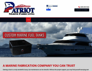 patriotmarinefab.net screenshot